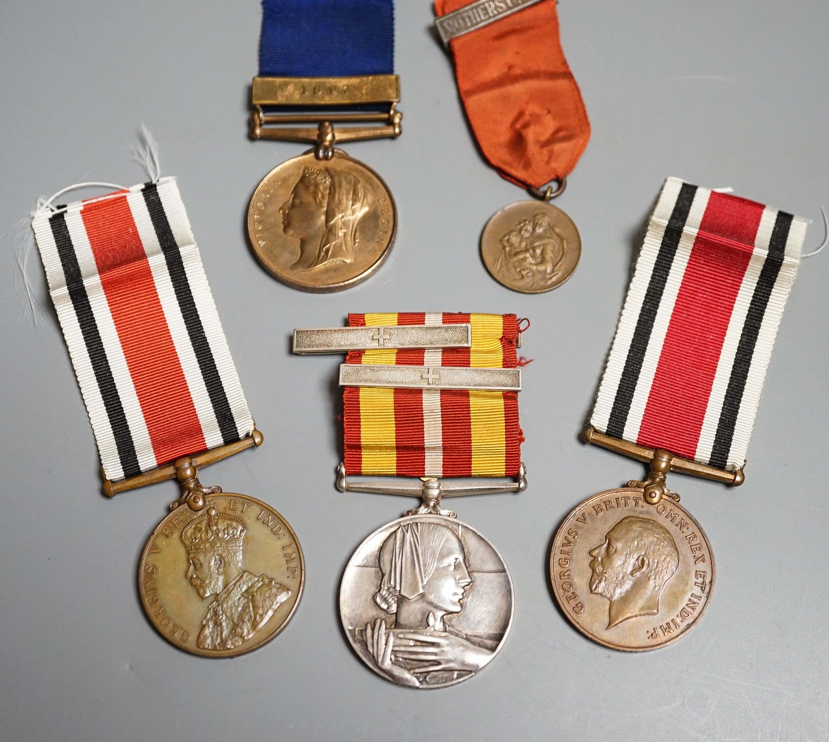 Police and Nursing service medals - (5)